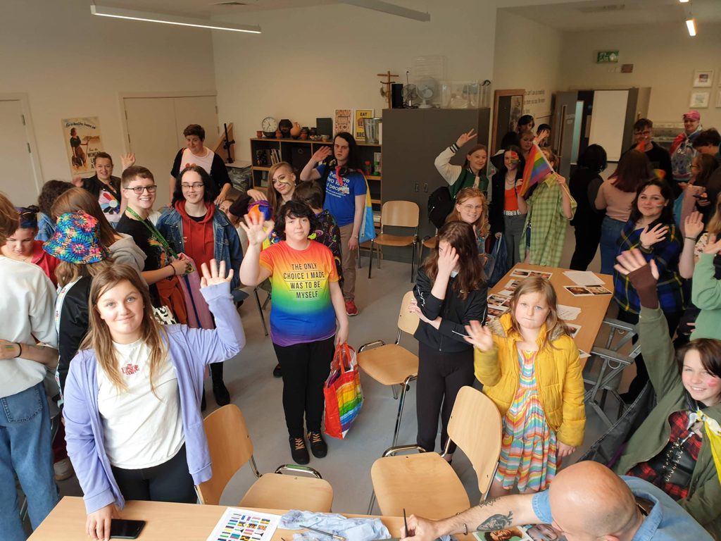 Get Ready for Pride 2022 STH A room full of young people